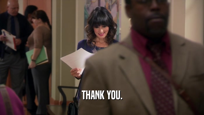 THANK YOU.  