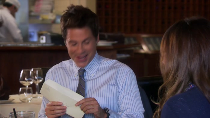 WELL, ANN PERKINS, ARE YOU READY TO FIND OUT THE SEX OF OUR BABY? 