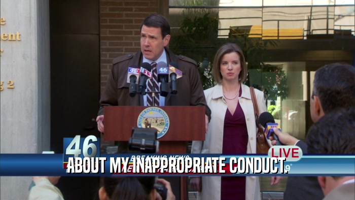 ABOUT MY INAPPROPRIATE CONDUCT.  
