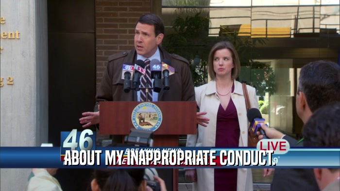 ABOUT MY INAPPROPRIATE CONDUCT.  