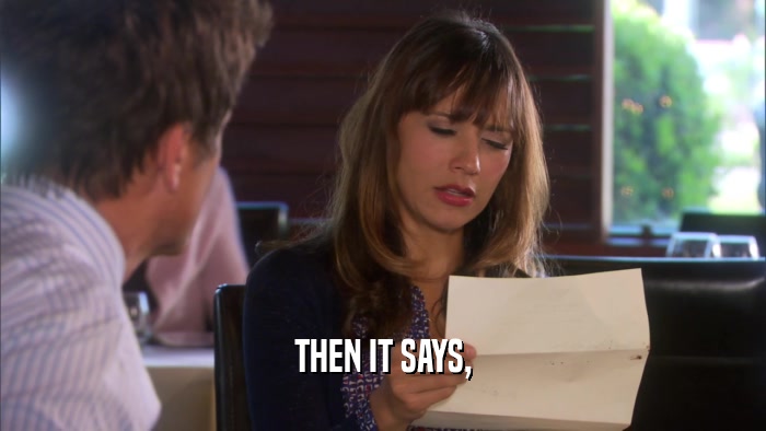 THEN IT SAYS,  