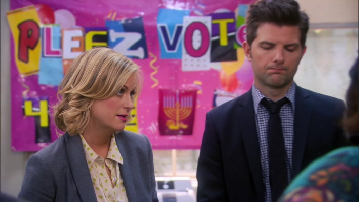 - ANDY? - I DON'T KNOW, LESLIE. IT SEEMS RISKY. 