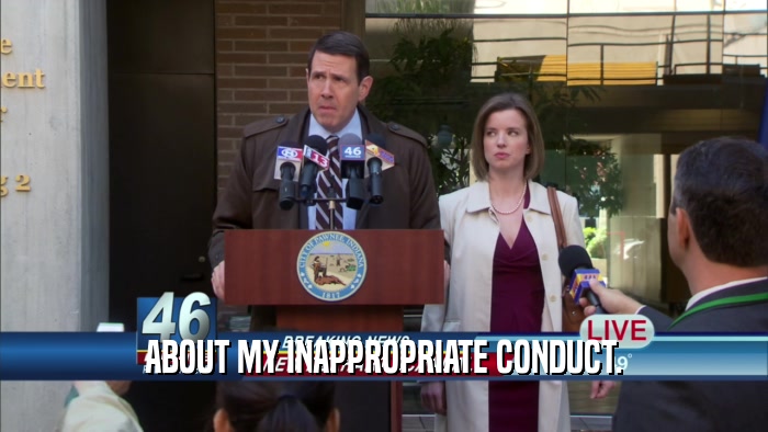 ABOUT MY INAPPROPRIATE CONDUCT.  