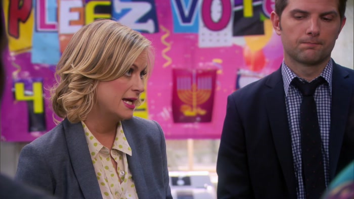 - ANDY? - I DON'T KNOW, LESLIE. IT SEEMS RISKY. 