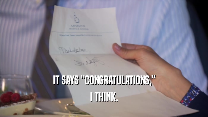 IT SAYS 