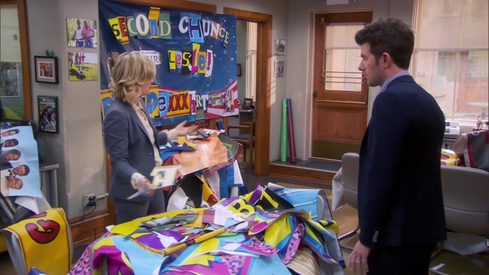A BANNER FROM ALL THE OTHER DISCARDED BANNERS. 