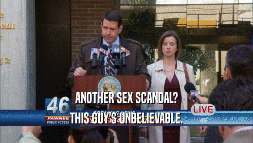 ANOTHER SEX SCANDAL? THIS GUY'S UNBELIEVABLE. 