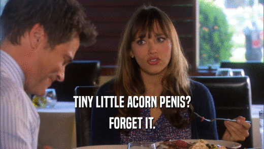 TINY LITTLE ACORN PENIS? FORGET IT. 