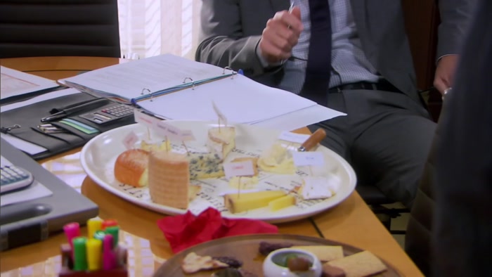 NO--NO, NO, NO, NO, NO, NO, NO. THI--IT'S JUST CHEESE, GUYS. 