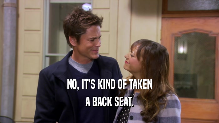 NO, IT'S KIND OF TAKEN A BACK SEAT. 