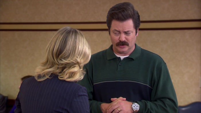 YOU'VE BEEN GONE FOR A WHILE, LESLIE. TOM HAS CHANGED. 