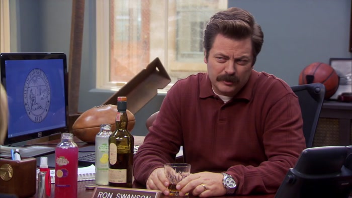 APRIL AND TOM STARTED OUT AS TWO OF THE MOST APATHETIC PEOPLE I HAD EVER MET. 