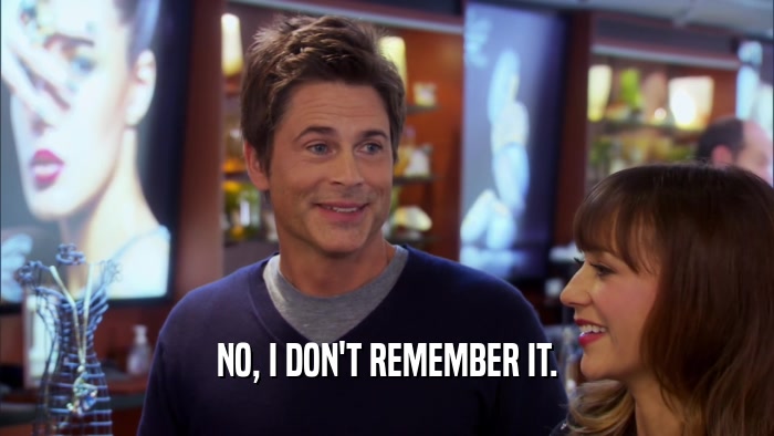 NO, I DON'T REMEMBER IT.  