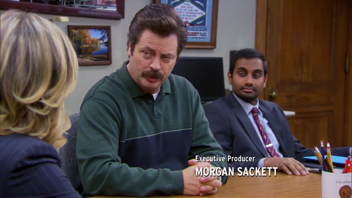 SO PAWNEE'S NEW BUSINESS LIAISON--TOM-- 