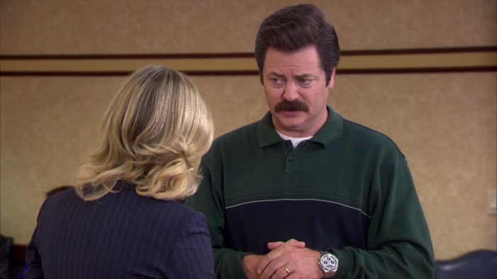 YOU'VE BEEN GONE FOR A WHILE, LESLIE. TOM HAS CHANGED. 