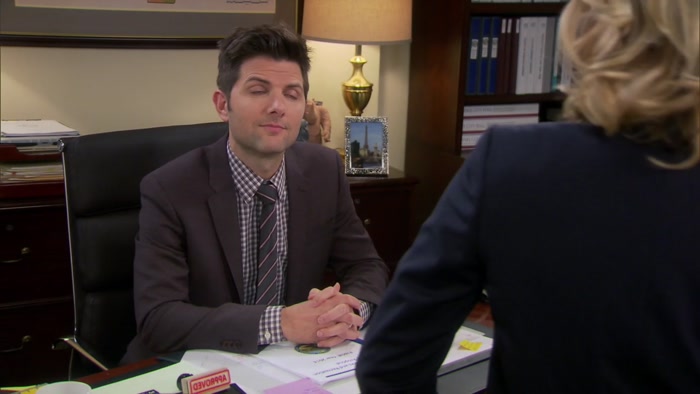 AND I HAVE TO SAY THAT THE WAY THAT YOU'RE ROCKIN' THOSE SLACKS 