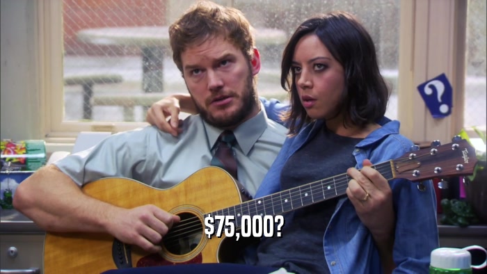 $75,000?  