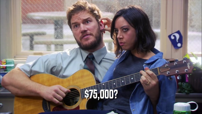 $75,000?  