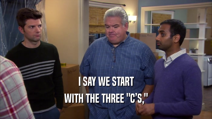 I SAY WE START WITH THE THREE 