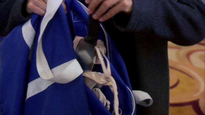 THIS IS JUST A BUNCH OF BRAS AND KNIVES. 