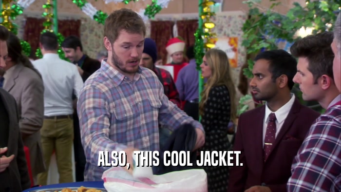 ALSO, THIS COOL JACKET.  