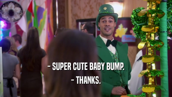 - SUPER CUTE BABY BUMP. - THANKS. 