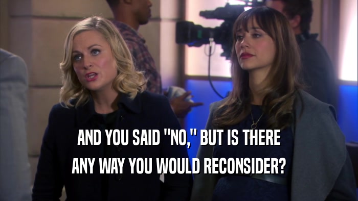 AND YOU SAID 