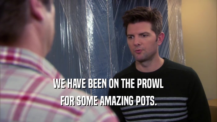 WE HAVE BEEN ON THE PROWL FOR SOME AMAZING POTS. 