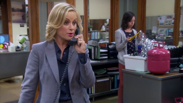 I AM THROWING A FAREWELL PARTY FOR MY BEST FRIEND, ANN PERKINS. 