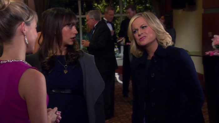- HOW DARE YO-- - OKAY, LESLIE. 