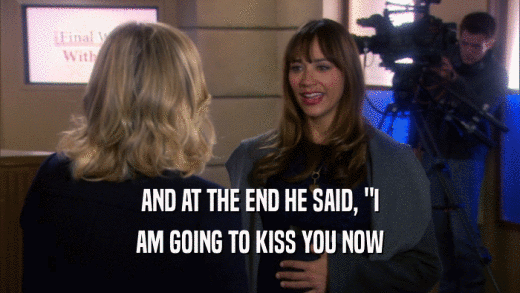 AND AT THE END HE SAID, 