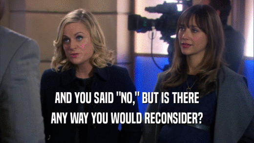 AND YOU SAID 