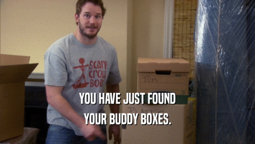YOU HAVE JUST FOUND YOUR BUDDY BOXES. 