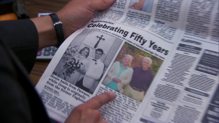 THIS IS A PICTURE OF AN ELDERLY COUPLE. ROSIE AND DOUG DEMARCO. 