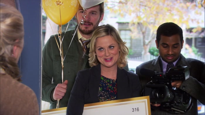 ALL RIGHT. HOW MUCH MONEY DID WE WIN? 