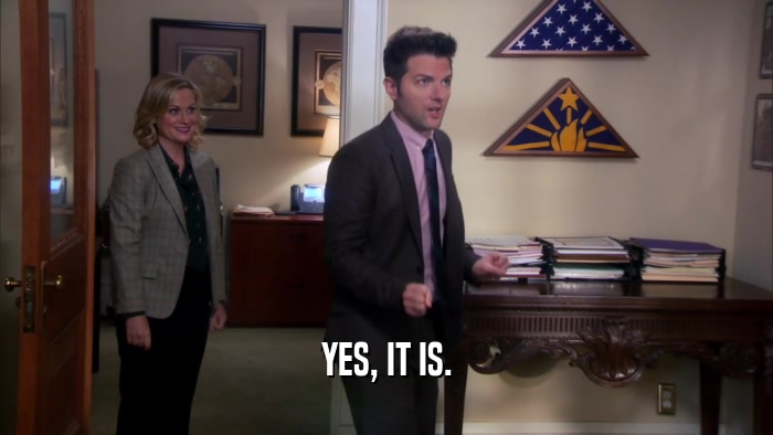 YES, IT IS.  