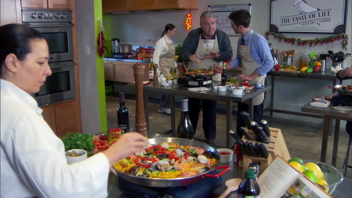 NOW, YOU SEE, THE TRICK WITH PAELLA IS TO USE JUST ENOUGH SAFFRON 