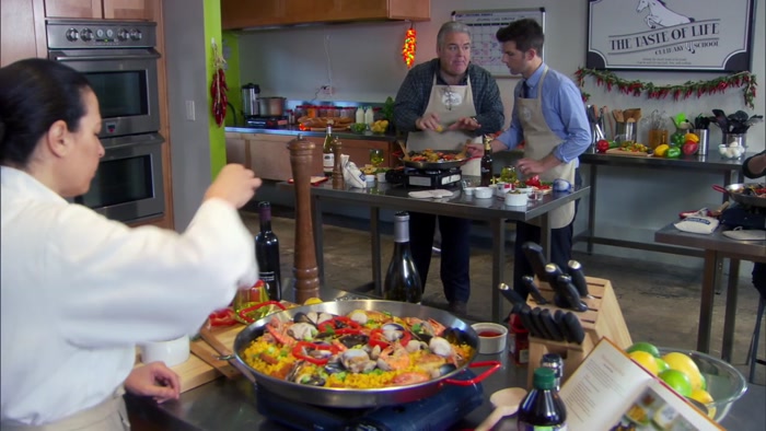 - TO COMPLEMENT THE SHELLFISH. - OKAY. 