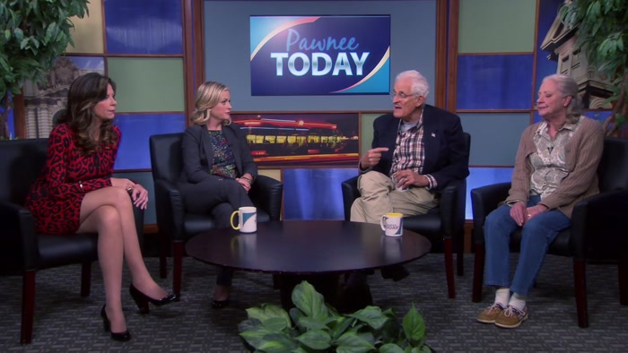 BY SHACKING UP WITH SOME PAWNEE TRASH. 
