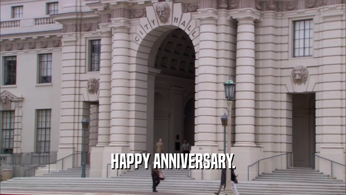 HAPPY ANNIVERSARY.  