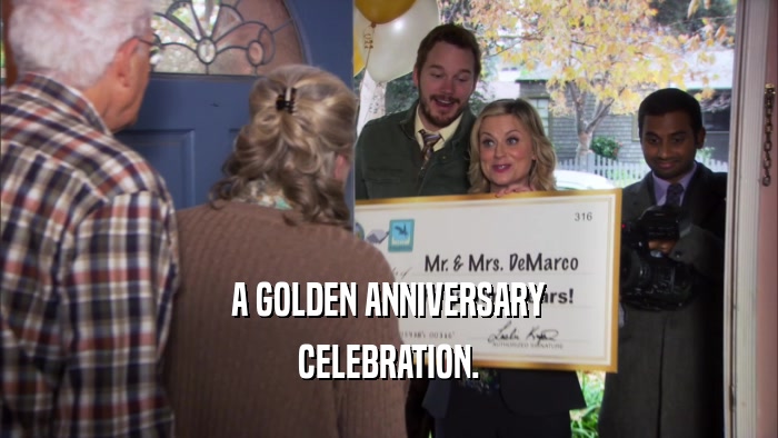 A GOLDEN ANNIVERSARY CELEBRATION. 