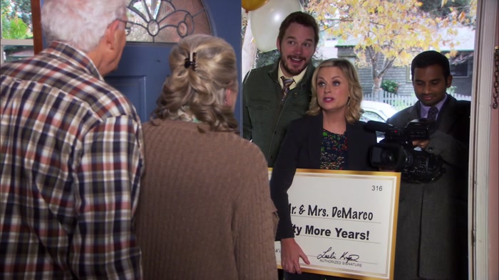 OH, NO, YOU DIDN'T WIN ANY MONEY, YOU WON SOMETHING BETTER THAN MONEY. 