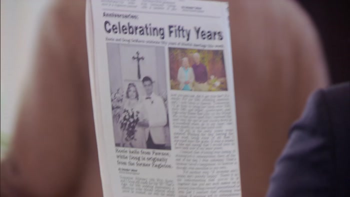 WE ARE GONNA RECREATE YOUR WEDDING PHOTO FROM 50 YEARS AGO. 