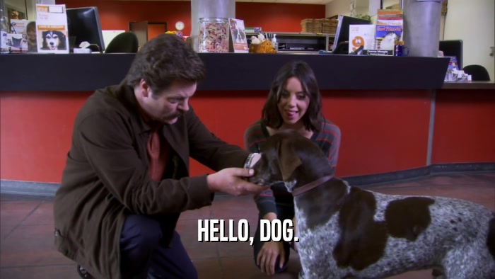 HELLO, DOG.  