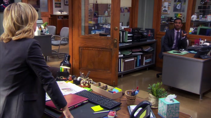 DON'T BE UPSET, LESLIE. NO ONE LISTENS TO THE RADIO. 