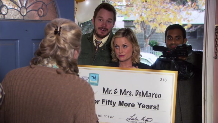 AND I'M NOW JUST REALIZING HOW MISLEADING THIS GIANT CHECK IT. 