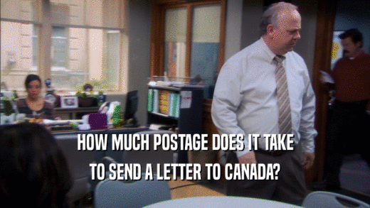 HOW MUCH POSTAGE DOES IT TAKE TO SEND A LETTER TO CANADA? 