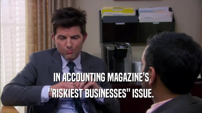 IN ACCOUNTING MAGAZINE'S 