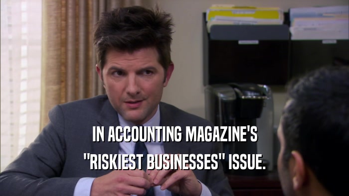 IN ACCOUNTING MAGAZINE'S 