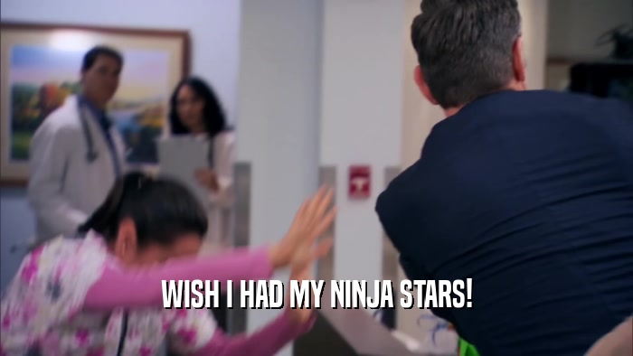 WISH I HAD MY NINJA STARS!  